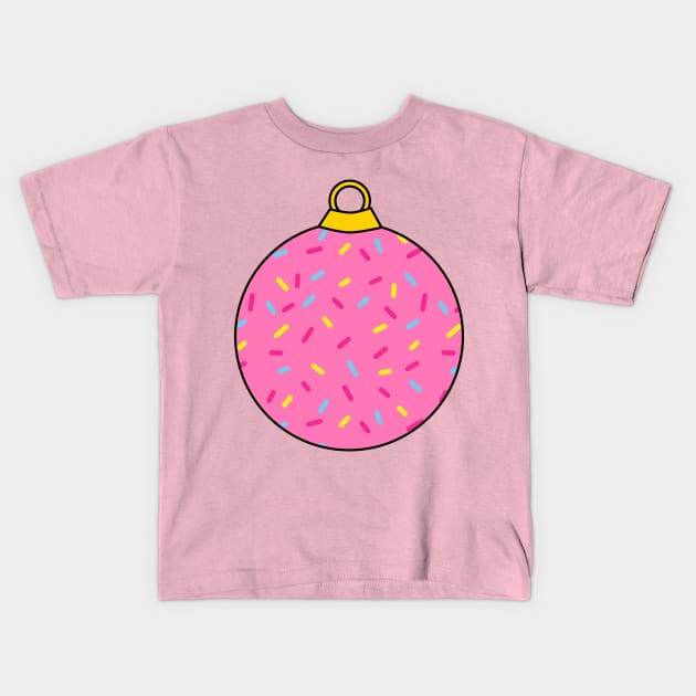 Christmas ornament pink Kids T-Shirt by Nicostore